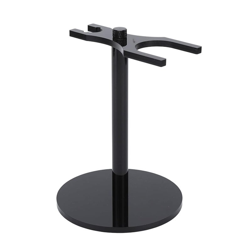 woobles Razor Holder for Shower Shaver Holder Convenient Shaver Stand Bracket Shaver Stand Base Plastic Shaving Brush Stand for Wash Room Black Bathroom Kitchen - Image 1