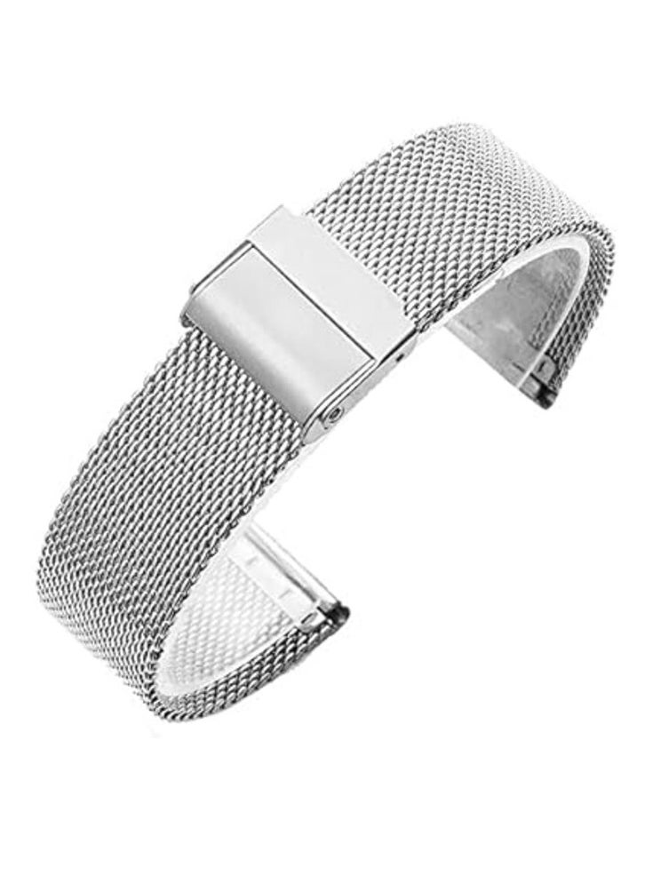 Dado - Milanese Replacment Band Compatible with Huawei Watch GT3 46mm Mesh Type Stainless Steel Band with Buckle - Image 1