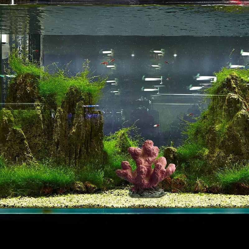 HANABASS 3 Pcs Lifelike Resin Artificial Coral Aquarium Ornament Fish Tank Coral Decoration for Aquarium Landscaping Tabletop Display - Image 5