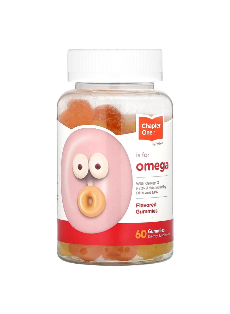 Omega 3, Flavored Gummies, 60 Gummies