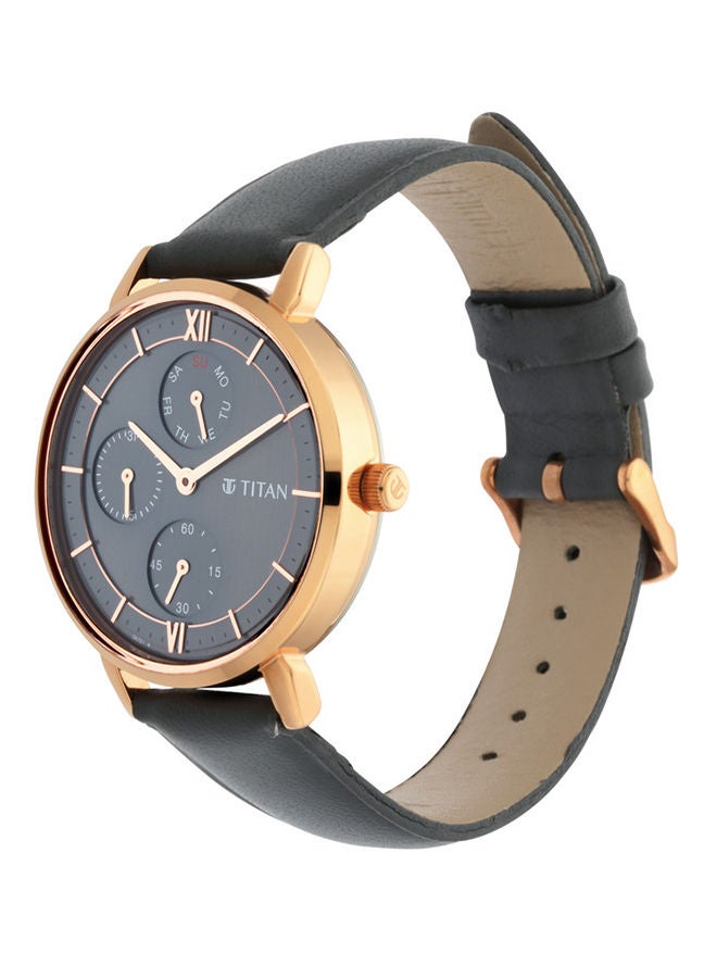 TITAN Leather Analog Wrist Watch 2652WL01 - Image 3