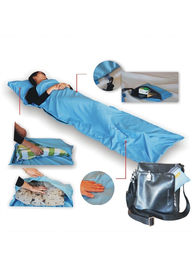 general Travel Sleeping Bag Sanitary Sleeping Bag Sleeper Sleeping Bag Silk Sleeping Bag Closet Sleeping Bag Travel Sleeping Bag Cotton Hotel Dirty Sleeping Bag 210x70 - Image 2