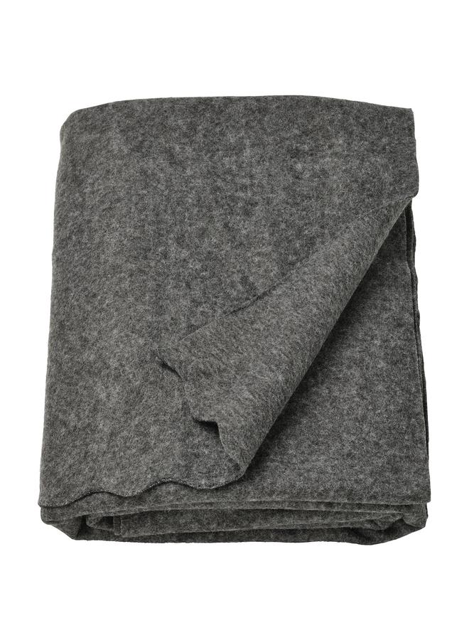 erorex Throw, dark grey, 130x170 cm - Image 1
