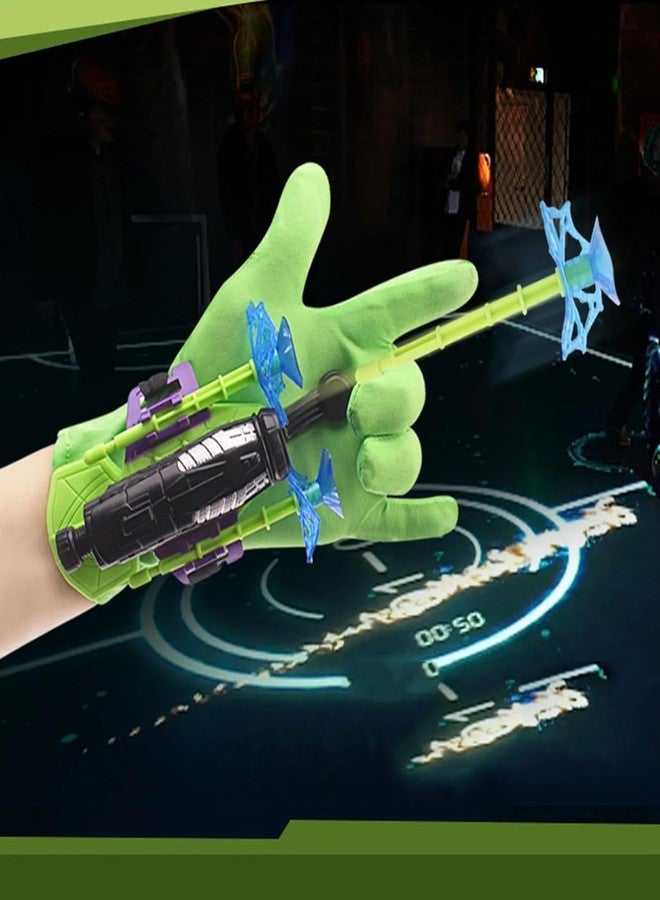 AAOVEFOX Hulk Shooter Glove Toy Set for Kids - Pretend Play Superhero Style Launcher with 3 Suction Darts - Hero Equipment Toy with 1 Glove and Wrist Strap - Image 5