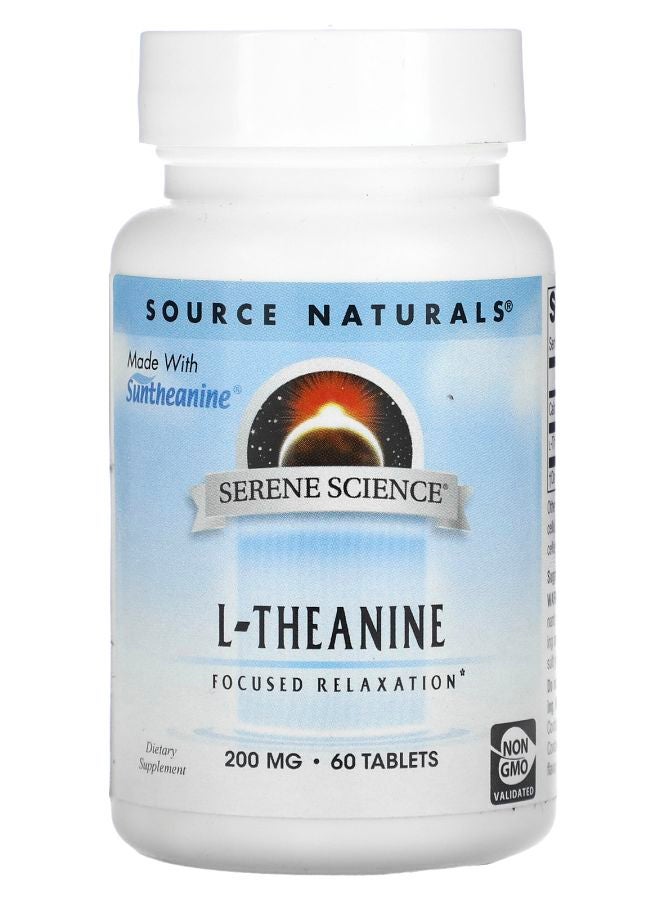 Serene Science LTheanine 200 mg 60 Tablets