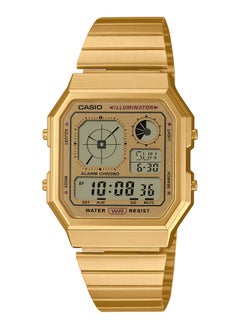CASIO Casio Vintage Gold Stainless Steel Unisex Watch A130WEG-9A  - Image 1