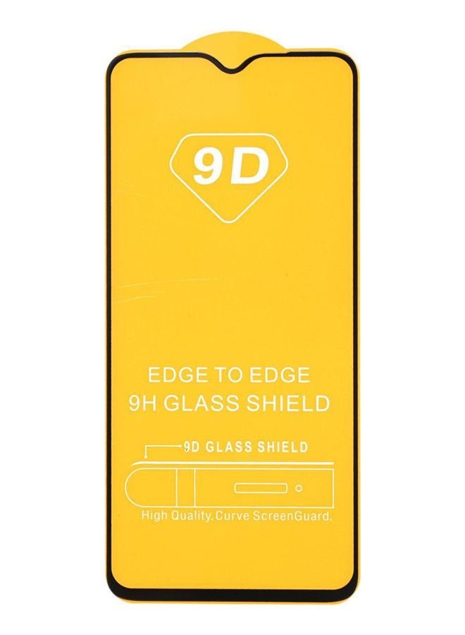 لهاتف شاومي ريدمي نوت 8 برو إطار واقي شاشة زجاجي 9D لاصق بالكامل أسود - شفاف - Image 1