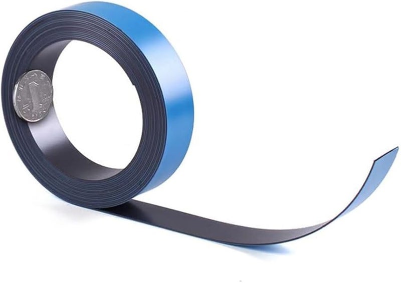 Yellow Flexible Magnetic Strip 1 Meter Long 25x1mm Writable Rubber Sheet For Fridge Crafts DIY - Image 3