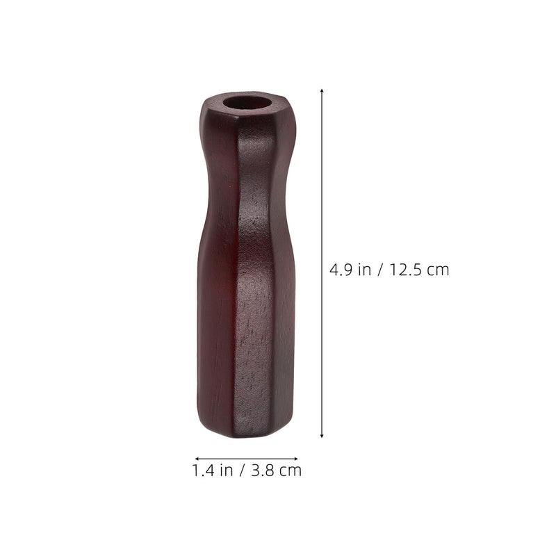Stoobaza 3pcs Octagonal Solid Wood Foosball Handle Grips Non-Slip Replacement for Soccer Rods - Image 3