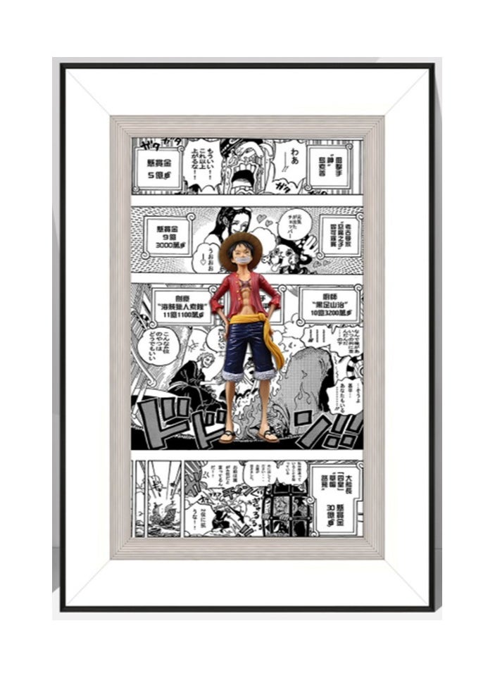 ENMAC Premium 3D Frame Wall Art Modern Decorative Display for Collectors Enthusiasts and Home Decoration Accents 