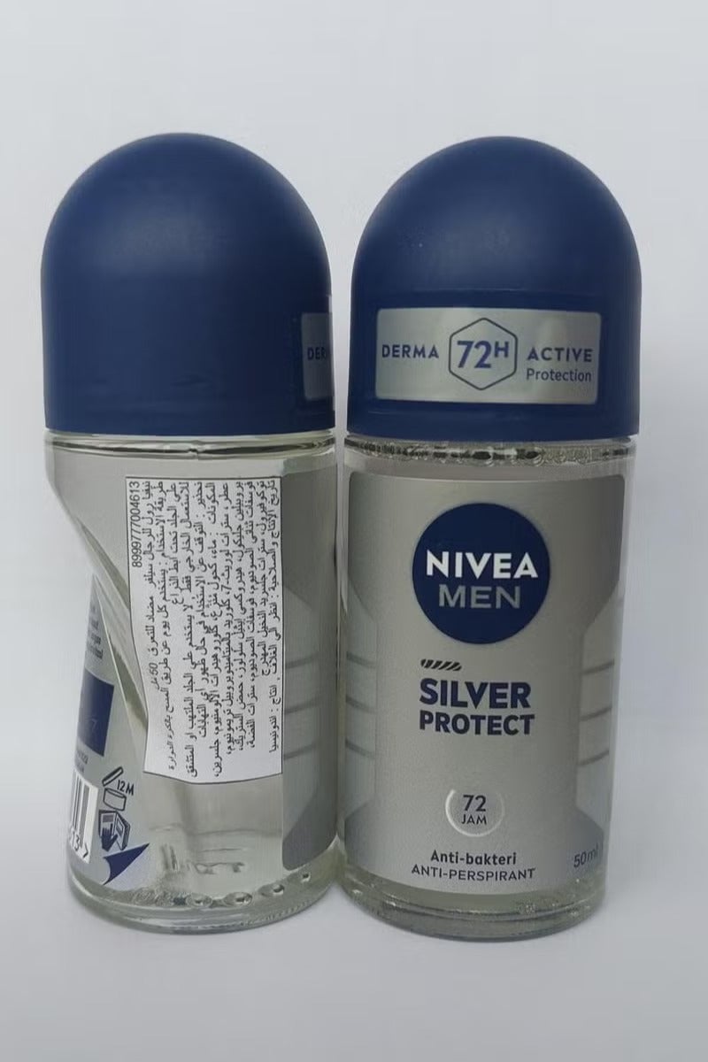 نيفيا، مزيل عرق رول اون سيلڤر بروتكت للرجال - 50 مل