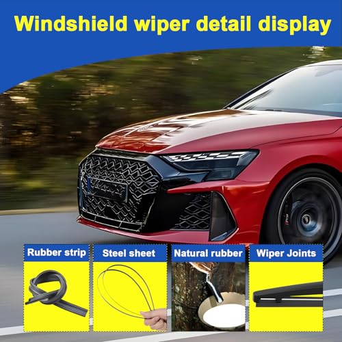 SIMPWIBLD 10 Inch Rear Wiper Blade for 2013-2017 Toyota RAV4 Windshield Wiper Blade Set (Set of 2) - Image 3