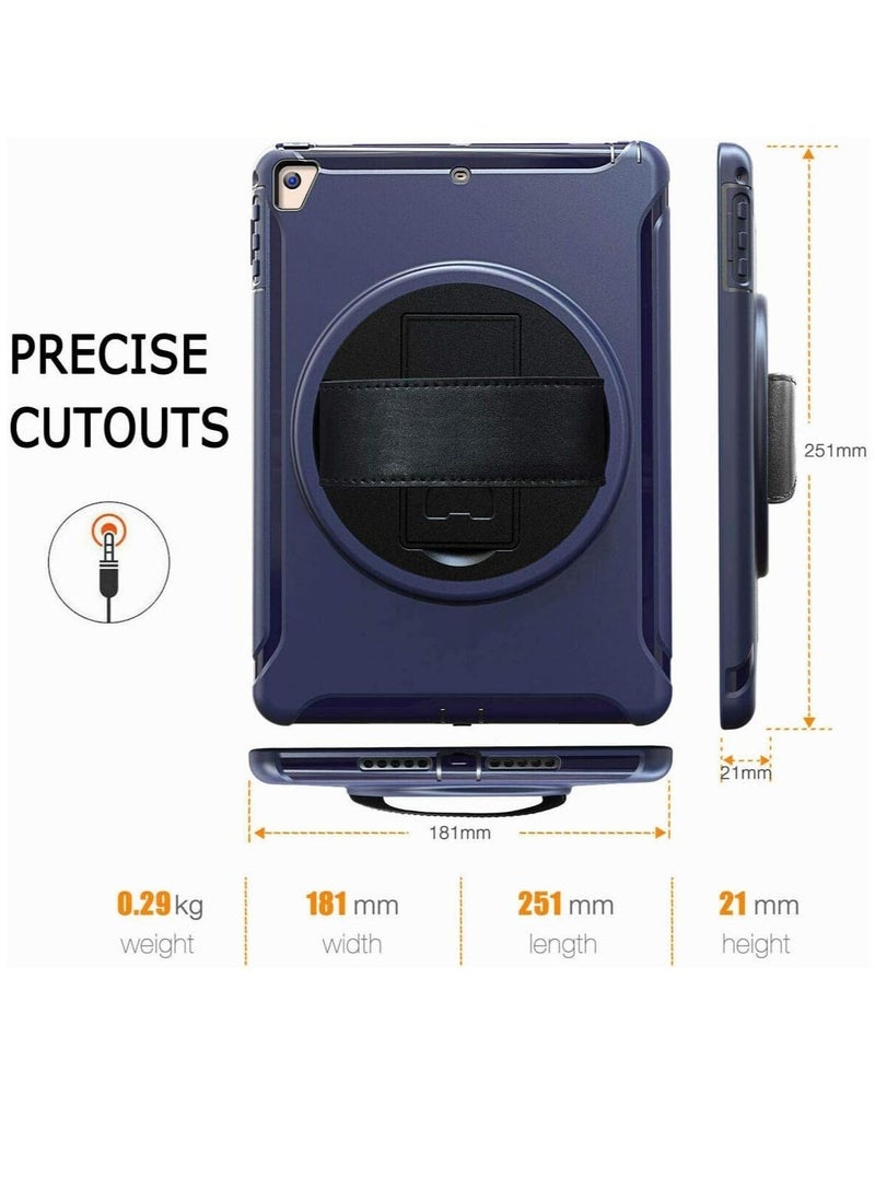 vesus Rugged Case for Apple iPad 9.7 inch A1822 A1823 2017 iPad, Shockproof, Impact Resistant Cover, iPad Rugged Case with kickstand, Full Body Protective Cover for kids - Image 4