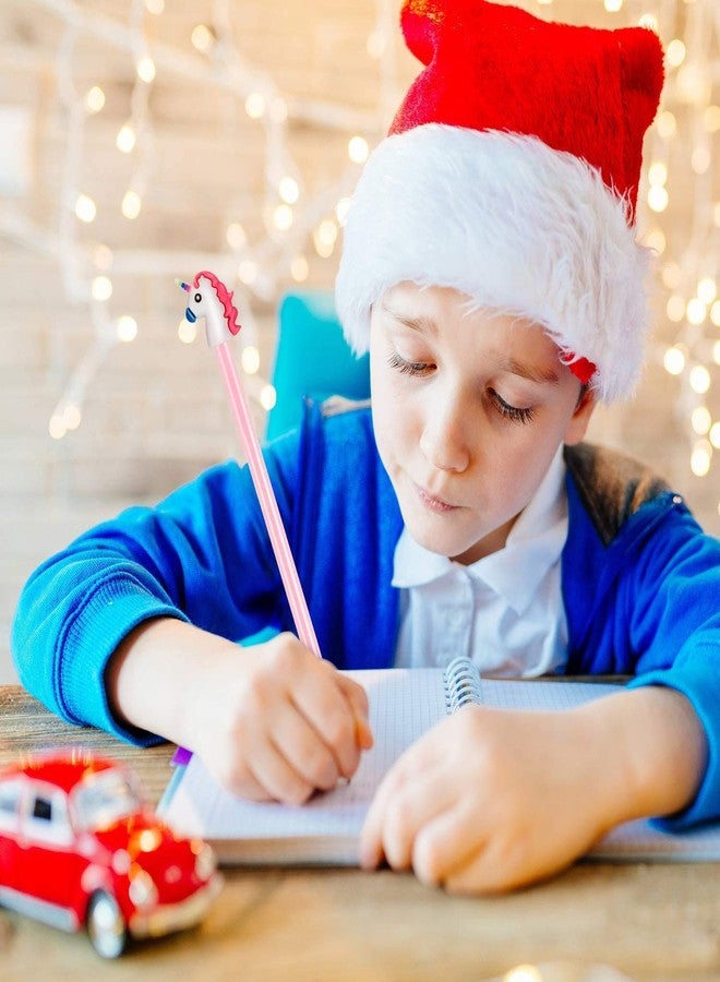 Sellon1 Unicorn Cartoon Creative Ballpoint Pen Rollerball Pen Stationery School Stationery| School&Teaching Aids Unicorn Gel Pen,Blue - Image 4