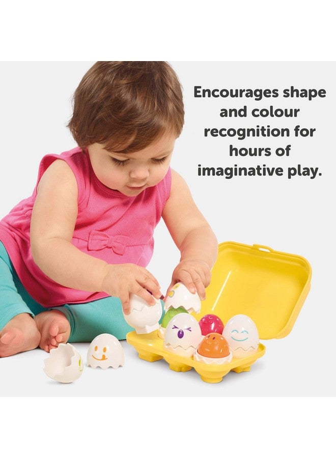 TOMY Toomies Hide & Squeak Eggs Toddler Toys - Matching and Sorting Games - Toddler Sensory Toys for Hand Eye Coordination and Color Recognition - Ages 6 Months and Up - Image 3