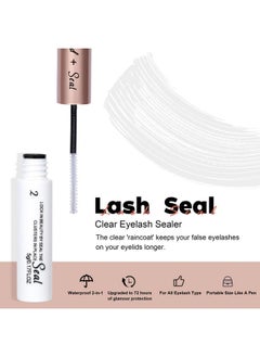 ALICROWN HAIR Lash Bond and Seal Eyelash Glue Strong Hold Lash Glue and Sealant Waterproof Long Lasting Eyelash Bond for DIY Eyelash Extensions  - Image 4