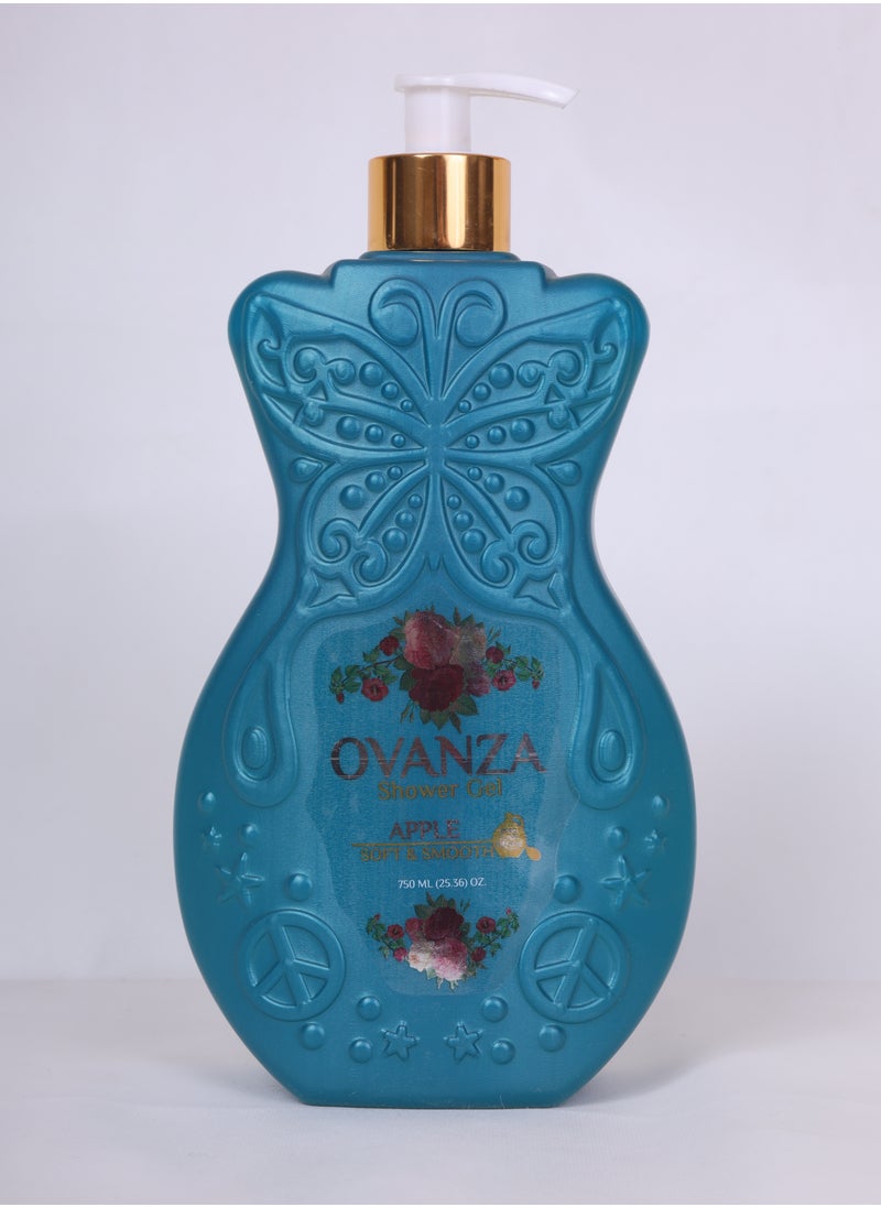 OVANZA Shower Gel OVANZA 750 ML Apple Perfume  - Image 1