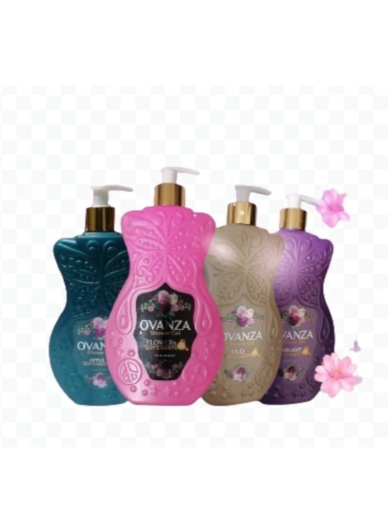 OVANZA Shower Gel OVANZA 750 ML Apple Perfume  - Image 2
