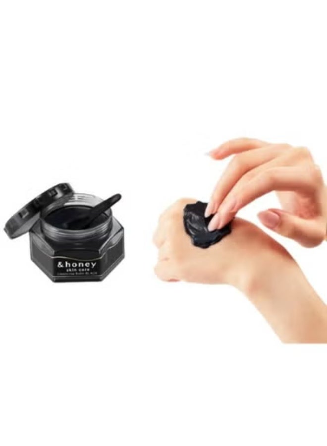 &Honey Cleansing Balm Black 90g – Original Made in Japan Deep Pore Cleansing & Makeup Remover - Image 4