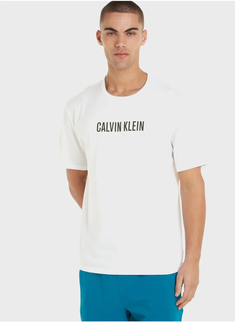 CALVIN KLEIN Logo Crew Neck T-Shirt