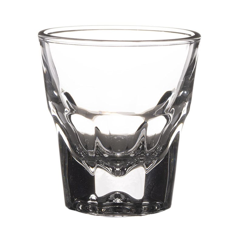 ECODESIGN-US ECODESIGN-US Set of 4 Gibraltar Rocks/Espresso Glasses - 4.5 Ounce - for Cortado Coffee Shots - w/Coasters  - Image 2