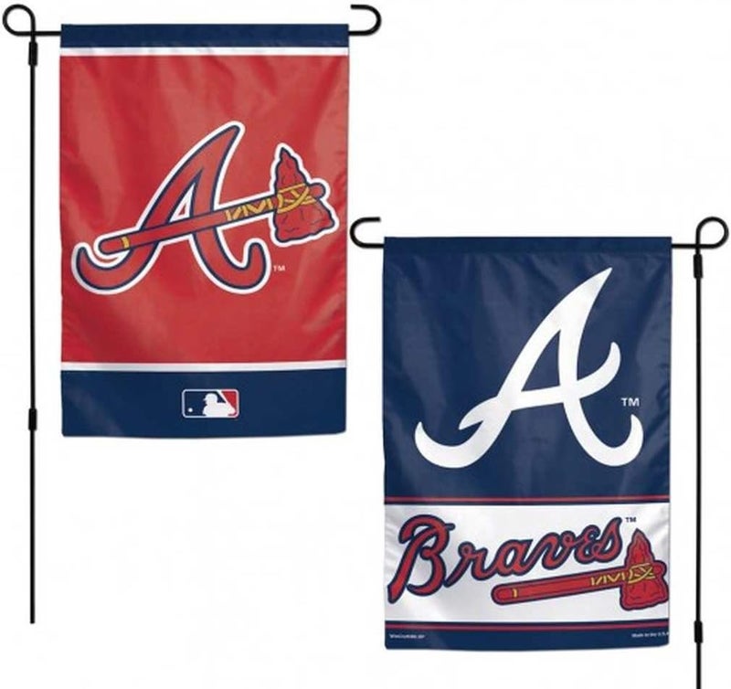 Wincraft MLB Atlanta Braves 12x18 Garden Style 2 Sided Flag One Size Team Color