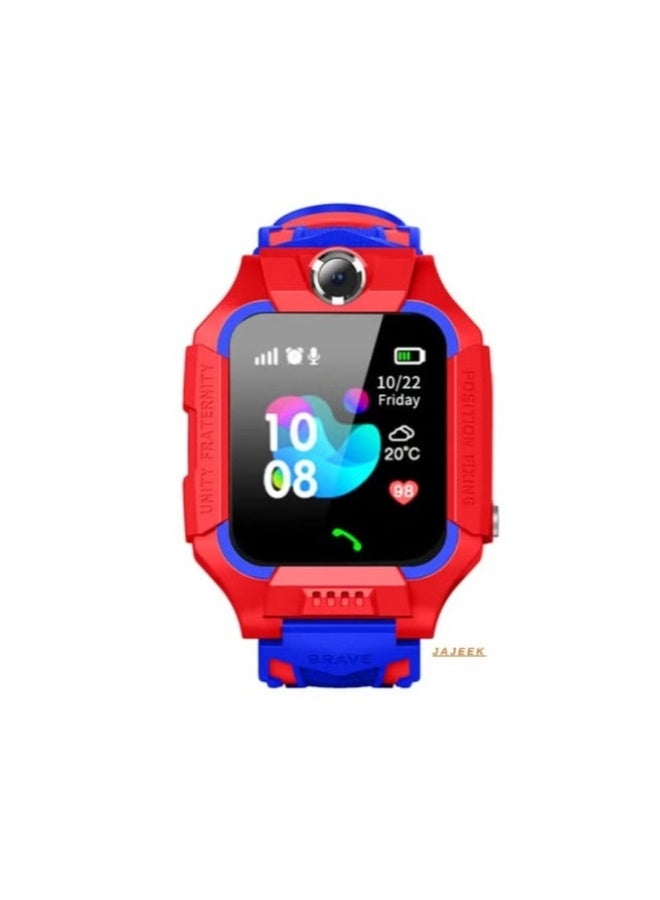 Smartwatch with Camera & GPS – Midnight Red, SIM Card Support, HD Touchscreen, Fitness Tracker, Bluetooth, Waterproof, Perfect for Calls, Notifications, and Daily Activities - Image 1