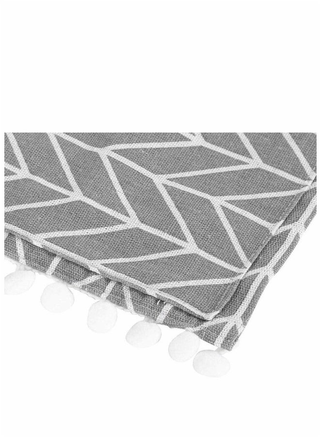 Fridge Dust Cover,Refrigerator Dust Proof Cover,Washing Machine Top Cover,Washing Machine Cover (55x130cm Gray Arrow) - Image 2