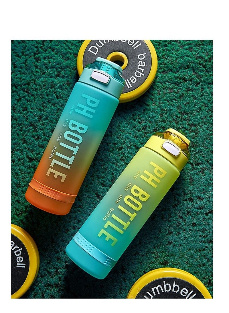 Spaceshoop 1000ml High Quality Plastic Water Bottle Color Changing Design Portable Gym Fitness Durable Sport Drinking Bottle  - Image 3