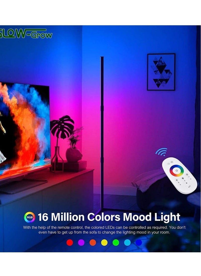 Corner Floor Lamp, RGB Color Changing Corner Lamp