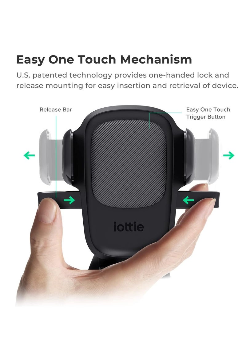 iOttie iOttie Easy One Touch 5 Dashboard & Windshield Universal Car Mount Phone Holder Desk Stand with Suction Cup Base and Telescopic Arm for iPhone, Samsung, Google, Huawei, Nokia, other Smartphones  - Image 2
