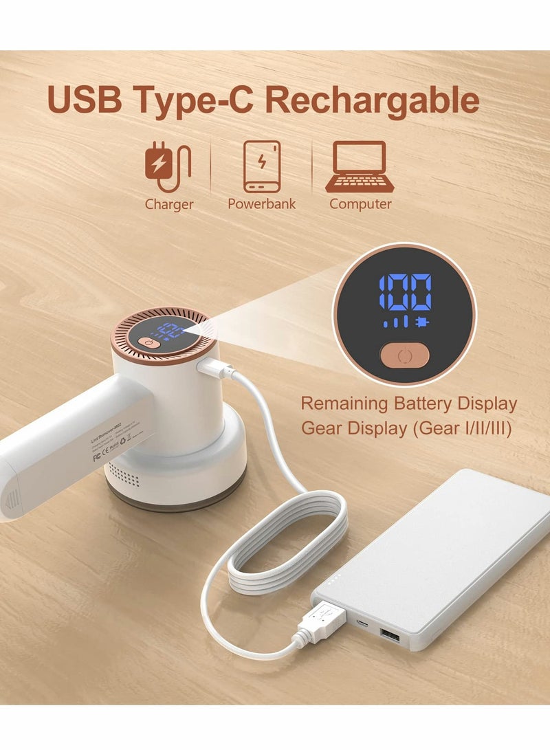 SYOSI Electric Fabric Shaver Rechargeable Lint Remover - Image 3