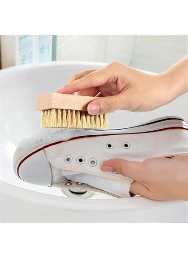 موكسو مجموعة فرش تظيف الأحذية الرياضية م شعر الحصا وشعيرات لاستيك مع قطعة قماش م المايكاير م الميكاكوز  3 قطع  - Image 3