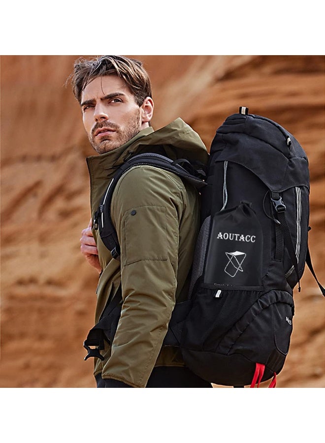 Aoutacc Portable Folding Stool Aoutacc Collapsible Outdoor Portable Chairs for Adults Small Lightweight Sturdy Camping Stool for Garden Fishing Kitchen Travel Hiking and Beach - Image 4