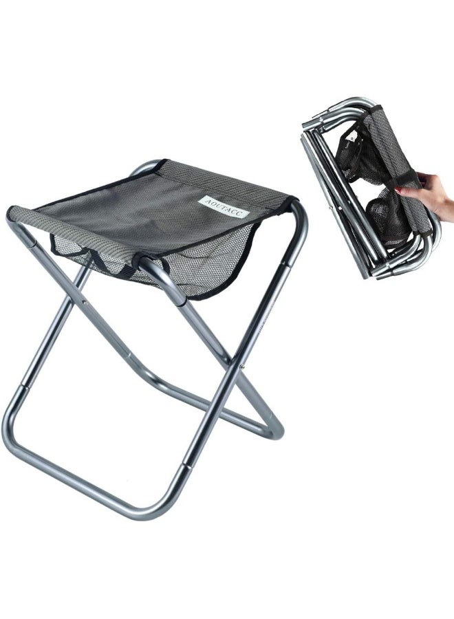 Aoutacc Portable Folding Stool Aoutacc Collapsible Outdoor Portable Chairs for Adults Small Lightweight Sturdy Camping Stool for Garden Fishing Kitchen Travel Hiking and Beach - Image 5