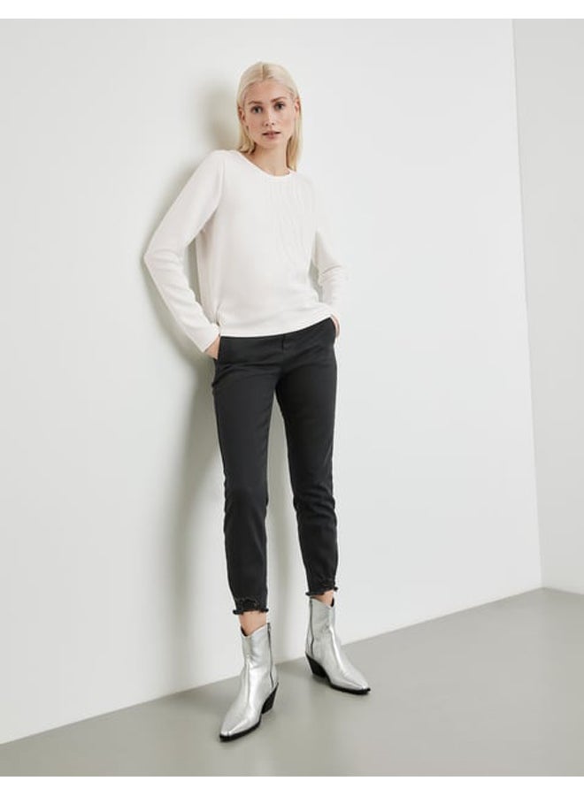 GERRY WEBER Soft sweatshirt with glitter embroidery  - Image 3