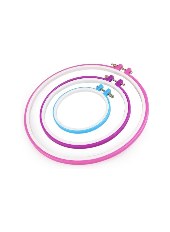 klarako Tambour Embroidery Circle Cross Stitch Hoop Ring (Random Color) - Image 2