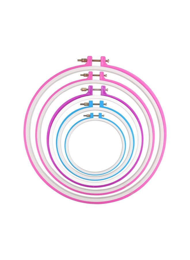 klarako Tambour Embroidery Circle Cross Stitch Hoop Ring (Random Color) - Image 1