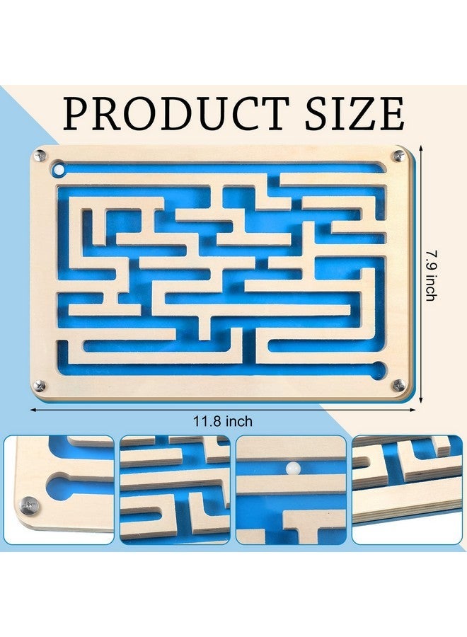 Sosation Marble Maze Circuit Game Dementia Activities For Elderly Seniors Wooden Maze Board Games Toy Gifts For Alzheimer'S Patients Activities Dementia Care Improving Skills And Coordination (Hard Style) - Image 3