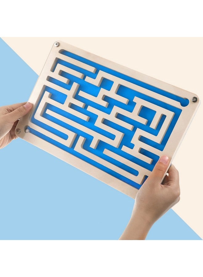 Sosation Marble Maze Circuit Game Dementia Activities For Elderly Seniors Wooden Maze Board Games Toy Gifts For Alzheimer'S Patients Activities Dementia Care Improving Skills And Coordination (Hard Style) - Image 4