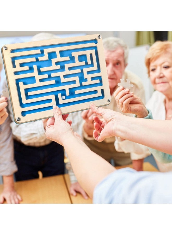 Sosation Marble Maze Circuit Game Dementia Activities For Elderly Seniors Wooden Maze Board Games Toy Gifts For Alzheimer'S Patients Activities Dementia Care Improving Skills And Coordination (Hard Style) - Image 5