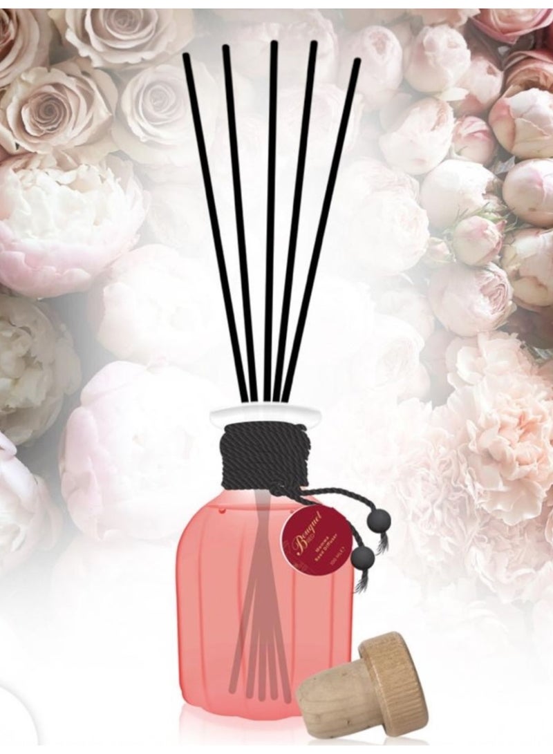 ميموا معطر فواح مع عيدان خشبية بوكية احمر - Image 2