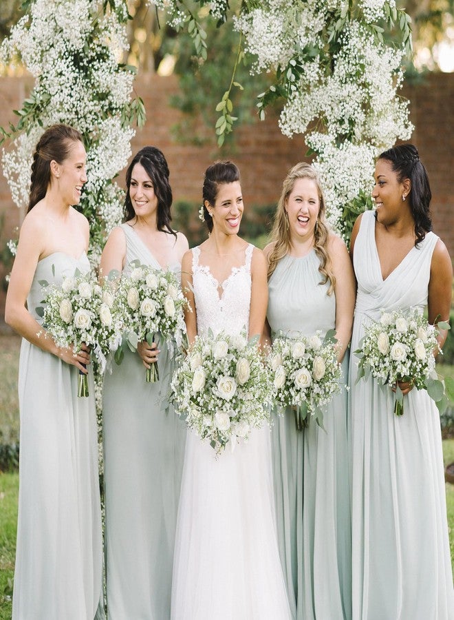 Pusuny Baby Breath Artificial Flowers,15 Pcs Gypsophila Faux White Flowers Fake Baby Breath Real Touch Flowers Bouquets for Bride Wedding Decorations Party Floral Arrangements DIY (White) - Image 5