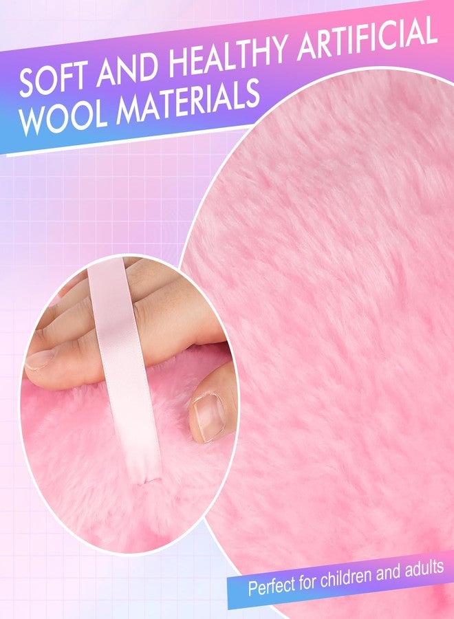 WSYUB Powder Puff, 5.12 Inch Powder Puff for Body Powder, Large Loose Soft Velour Body Powder Puff and Container - Image 4