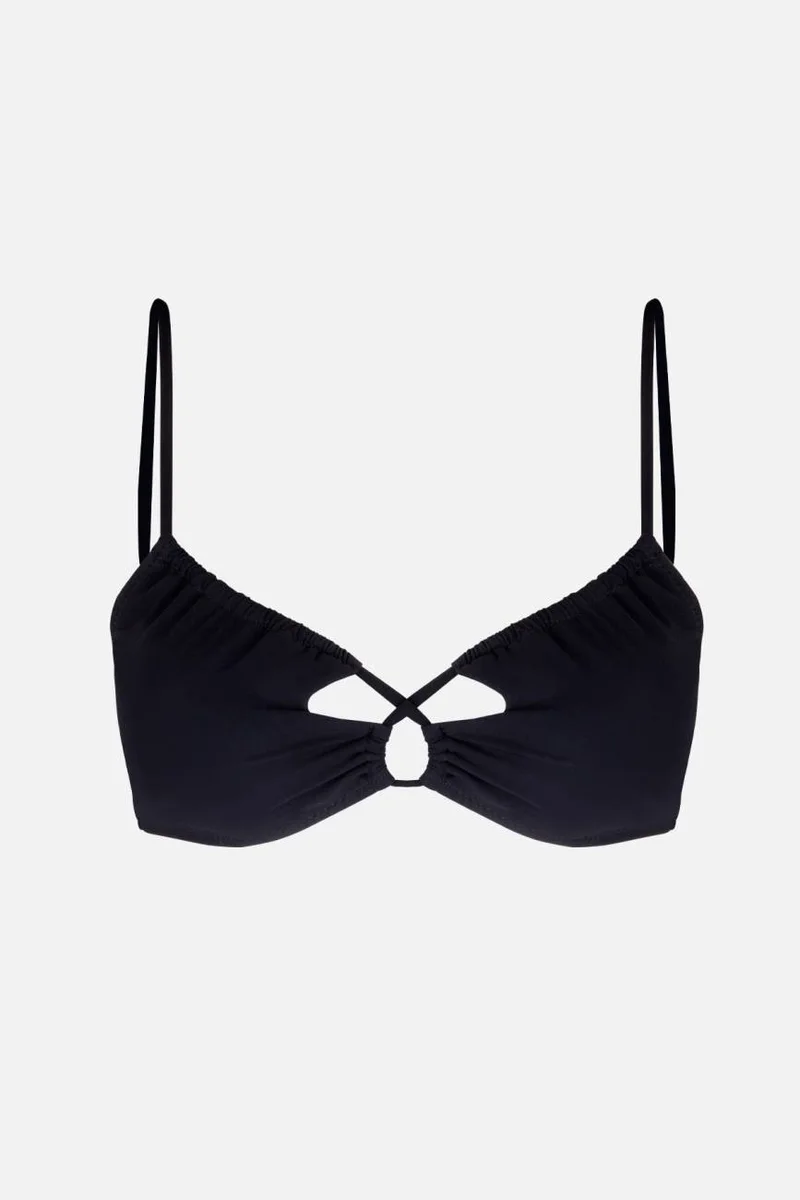Ayyıldız Crescent Star 63562 Black Bikini Top