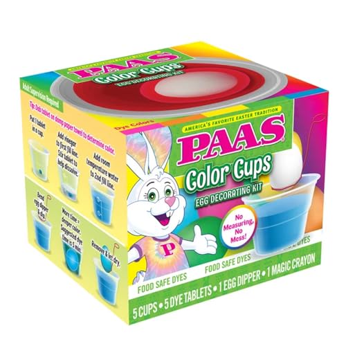 PAAS Color Cups Egg Decorating Kit - America's Favorite Easter Tradition - Image 2