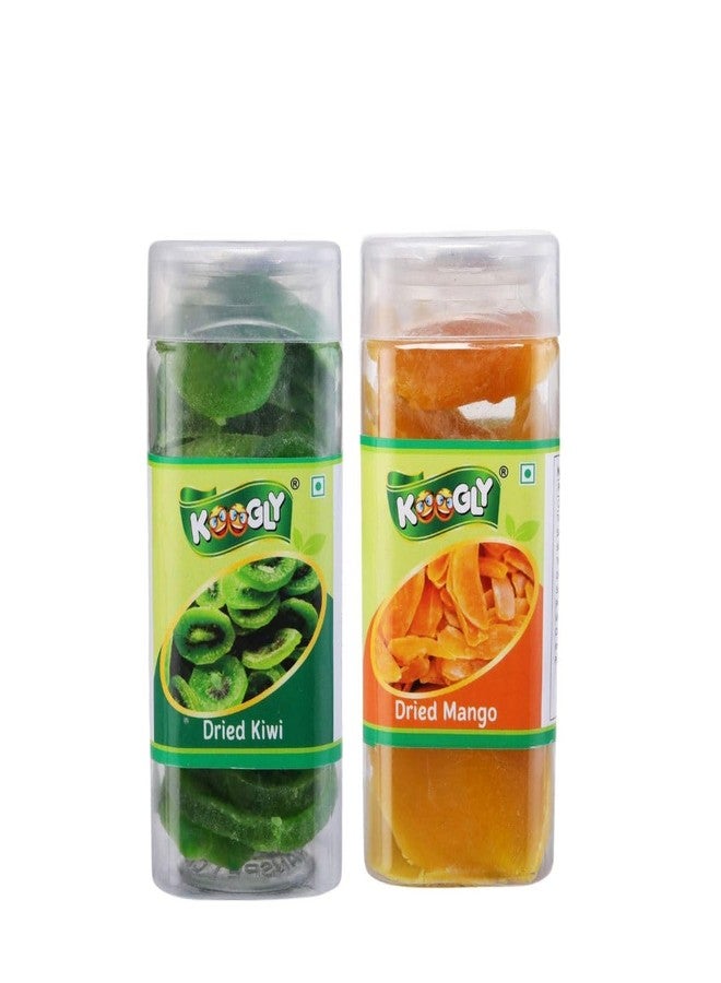 Koogly كيوي ومانجو مجفف من كوجلي | فواكه مجففة كيوي | مانجو | 350 غرام | عبوتان، كل عبوة 350 غرام - Image 1