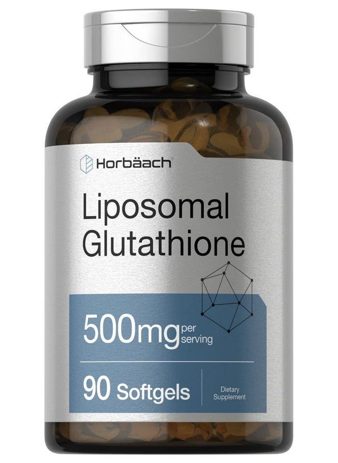 Horbäach - Liposomal Glutathione Softgels ; 500Mg ; 90 Count ; Nongmo & Gluten Free Supplement ; By Horbaach - Image 1