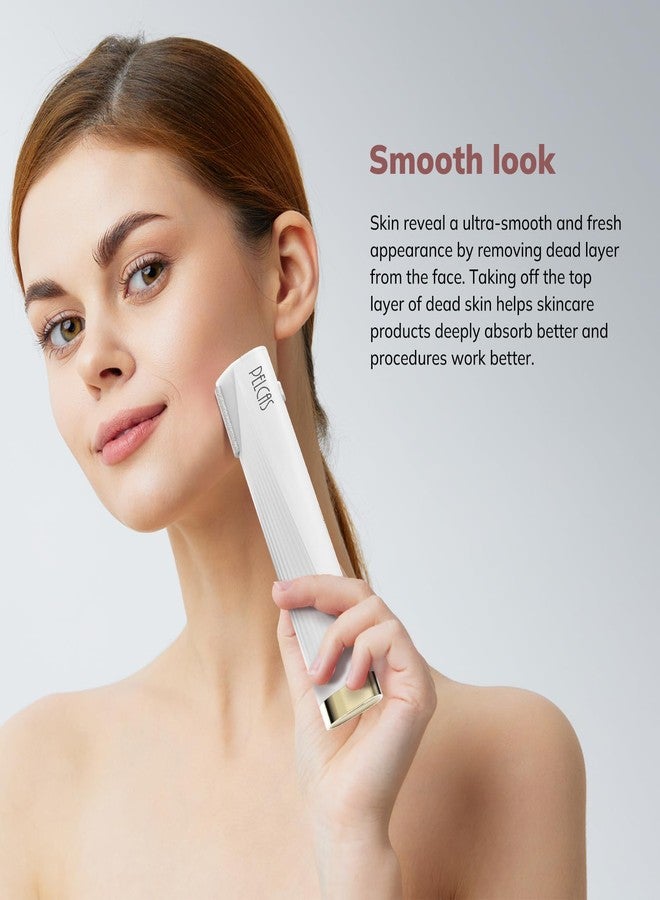 PELCAS Diamond Exfoliating Head Set, 4PCS Dermaplaning Replacement Head for Women Face, Painless Exfoliation & Dead Skin System at Home Only for PELCAS Dermaplaning Tool (BV18-712)-Device Not Included - Image 4