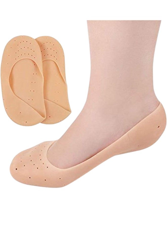 Generic Moisturizing Silicone Gel Socks for Dry Cracked Foot and Ankle Treatment, Skin Care, Foot Beauty, Spa (Healthy Gel Socks)  - Image 4